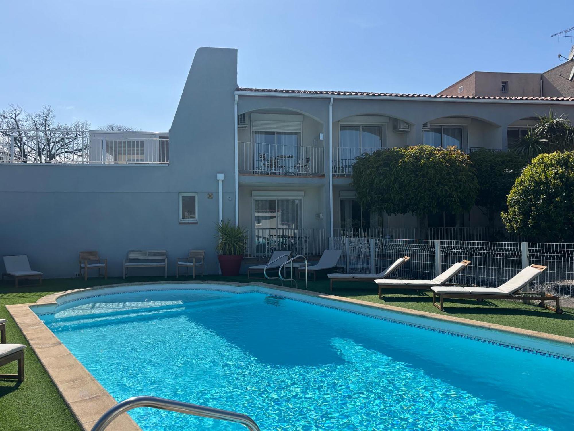 Acapella Hotel Argeles-sur-Mer Bagian luar foto